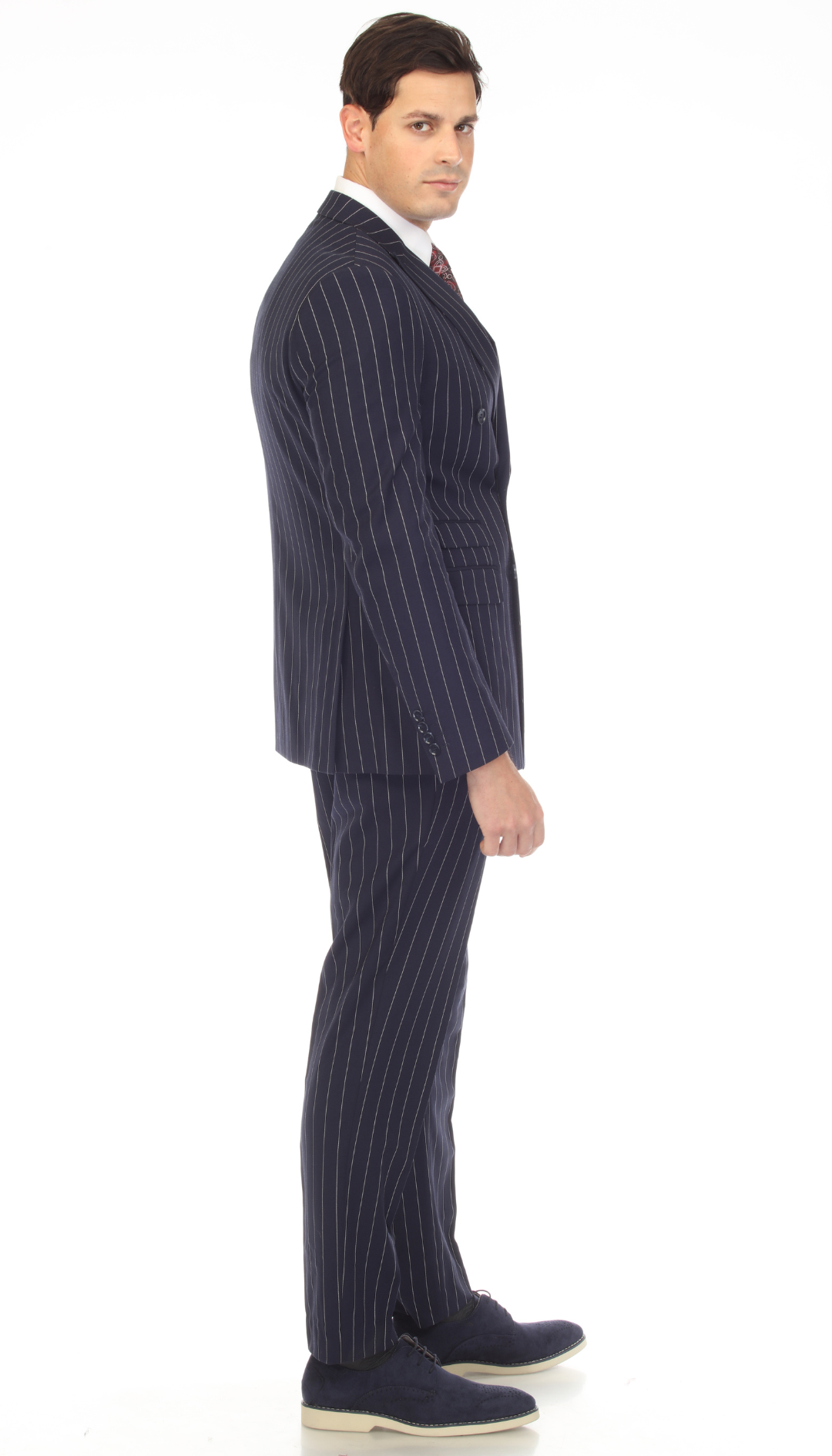 Newbury Peak Lapel Double Breasted Slim Fit Suit
